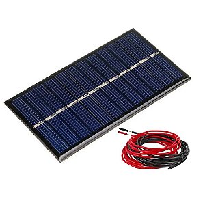 Mini Painel Solar 6V 1W 110x60mm