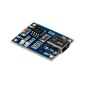 Módulo Carregador de Bateria de Lítio TP4056 USB Mini