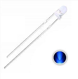 LED Alto brilho 3mm - Azul