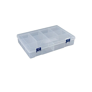 Caixa Organizadora Plástica 30x20x6cm 10 Slots