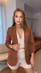 Blazer Alfaiataria Alongado