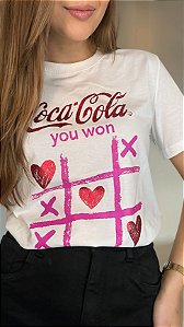 Camiseta Comfort Love You Coca Cola