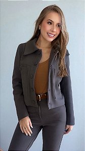 Casaco Malha Ponto Roma