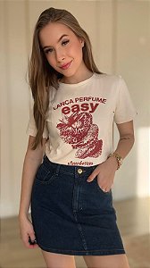 T-Shirt Tradicional Com Silk Lança Perfume
