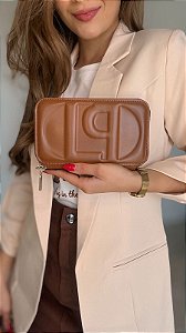 Carteira Ziper LP Embossed