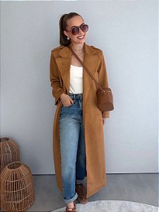Trench Coat Alongado Lança Perfume