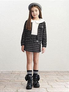 Conjunto Saia Camisa e Colete de Lã Xadrez, Roupa Infantil para Menina  El-Corte-Ingles Usado 24572493