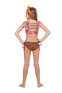 Biquini Infantil Animal Print Pop Siri