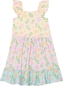 Vestido Infantil Marias Floral Jaca Lele
