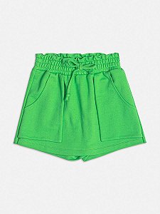 Short Saia Infantil Moletom Momi