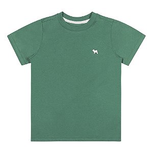 Camiseta Infantil Basica Verde Charpey