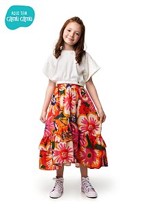 Blusa Cropped Canelada Branca Camu Camu