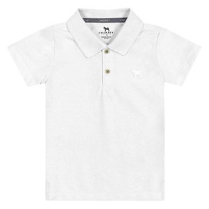 Polo Infantil Suedine Branca Charpey
