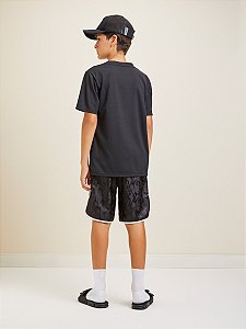 Camiseta Esporte Infantil Preto Youcci