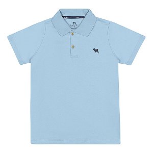 Polo Infantil Suedine Azul Charpey