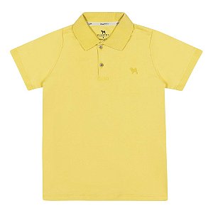 Polo Infantil Suedine Amarela Charpey