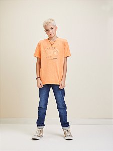 T-shirt Infantil Tropical Laranja Youcci