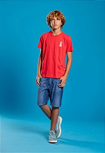 Camiseta Infantil Vermelha Inca Banana