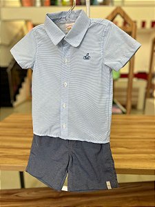 Conjunto Infantil Camisa Listra Nini Bambini