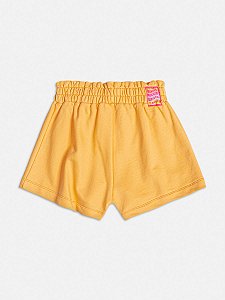 Shorts Infantil Moletinho Laranja Momi