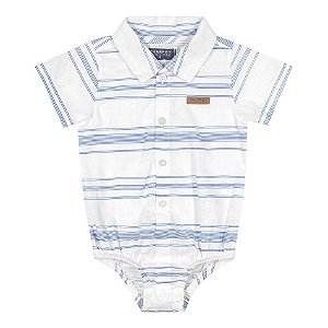 Body Camisa Listra Azul Charpey