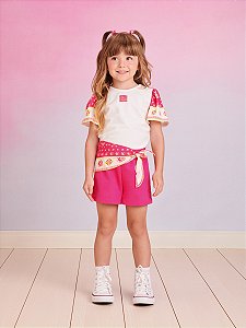 Conjunto Infantil Mangas Lenço Momi