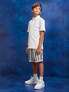 Camisa Polo Infantil Perola Youcci