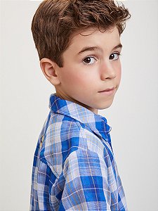 Camisa Infantil Xadrez M/c Youcci