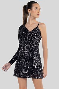 Vestido Teen Paetes Bobbyluu