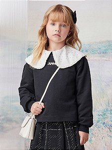 Conjunto Infantil C/ Saia Pedraria Anime