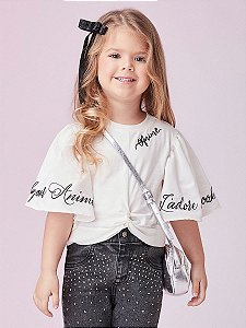 Blusa Infantil Perola Mg Morcego Anime