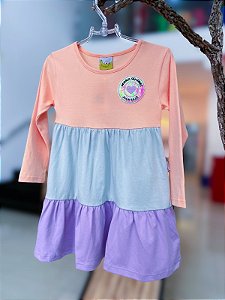 Vestido Infantil Sorria Sempre Jaca Lele