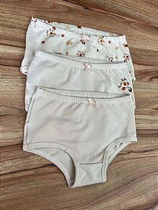 Kit Calcinha Infantil Outono Nini