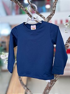Blusa Termica Infantil Unissex Azul Nini