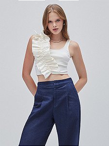 Blusa Teen Perola Babado Authoria