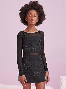 Top Teen Strass Preti I Am