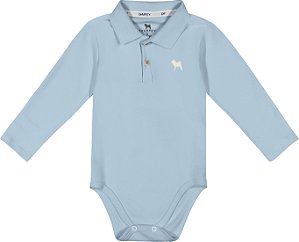 Body Polo Bebe Azul Claro Charpey
