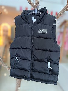 Colete Infantil Puffer Preto Charpey