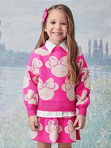 Conjunto Infatil Tricot Minnie Anime