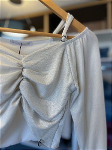 Blusa Cropped Teen Off Bobbyluu