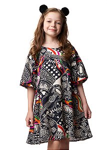 Vestido Infantil  Asa Branca Camu Camu