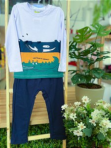 Conjunto Infantil Baleia Jaca Lele