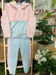 Conjunto Infantil Verde/rosa Nini