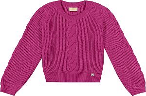 Blusa Infantil Tricor Pink Charpey