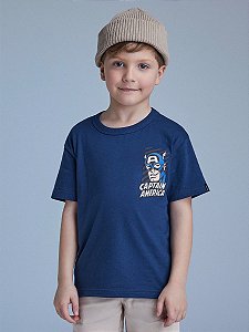 Camiseta Infantil Capitão America Youcci