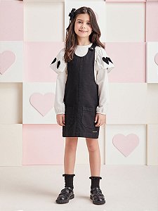 Blusa Infantil Mangas Coracao Momi