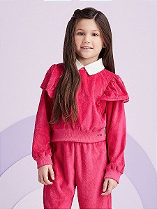 Conjunto Infantil Plush Pink Momi