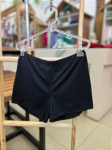 Shorts Teen Malha Preto Bobbyluu