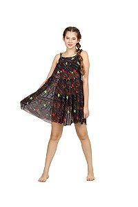 Vestido Saida Teen Cinthia Tule Super Star Siri