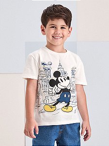 Camiseta Infantil Cidade Do Mickey Youcci